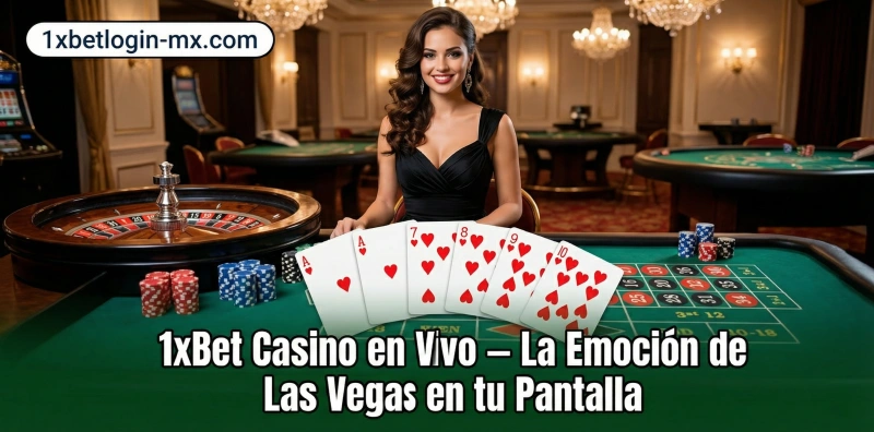 1xBet México: El Mejor Sitio de Apuestas y Casino 2026 4 1xBet-Casino-en-Vivo